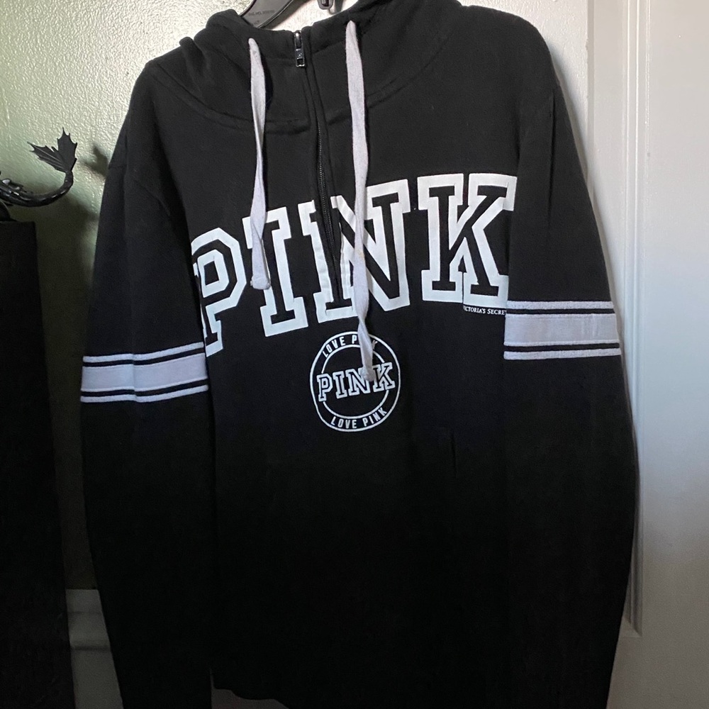 Black PINK Half-Zip Up
